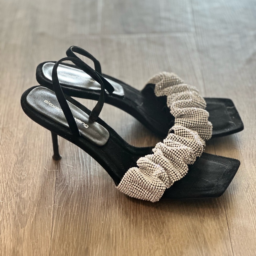 Alexander Wang diamonds suede sandals